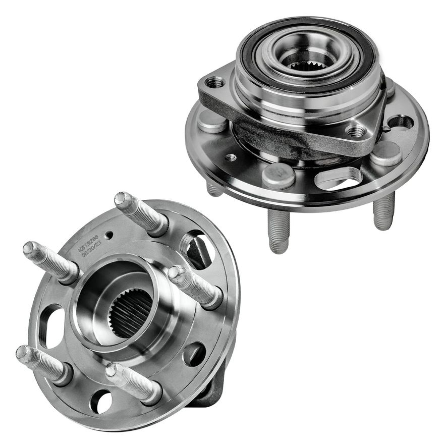 Front Rear Wheel Hub and Bearing - 513288 x2