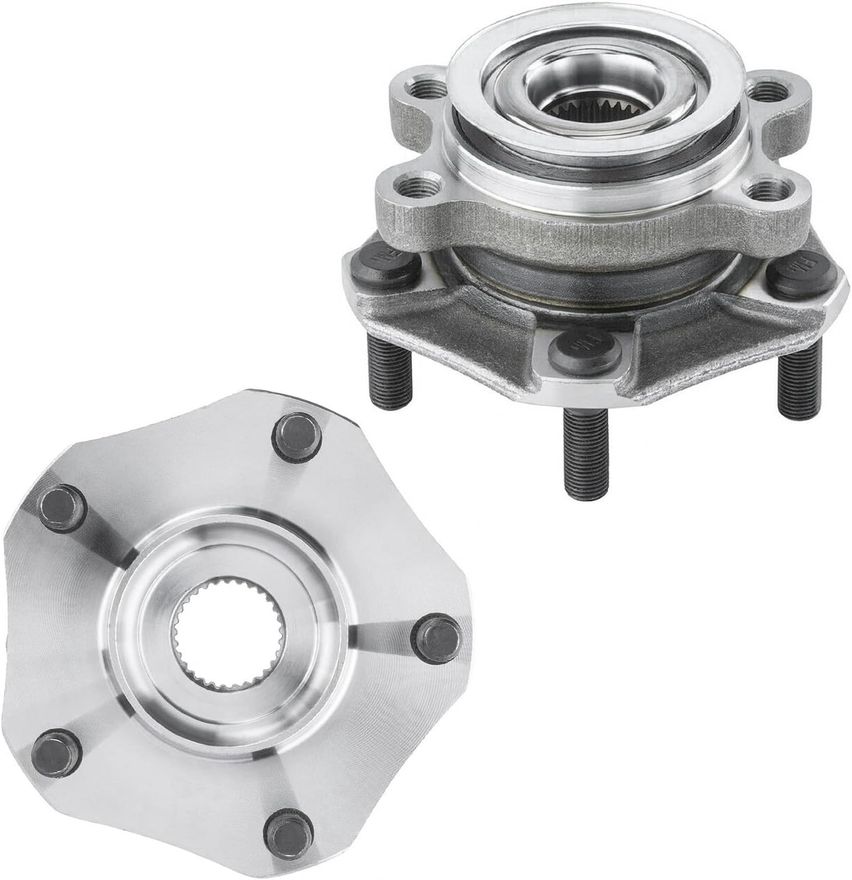 Rear Wheel Hub and Bearing - 512533 x2