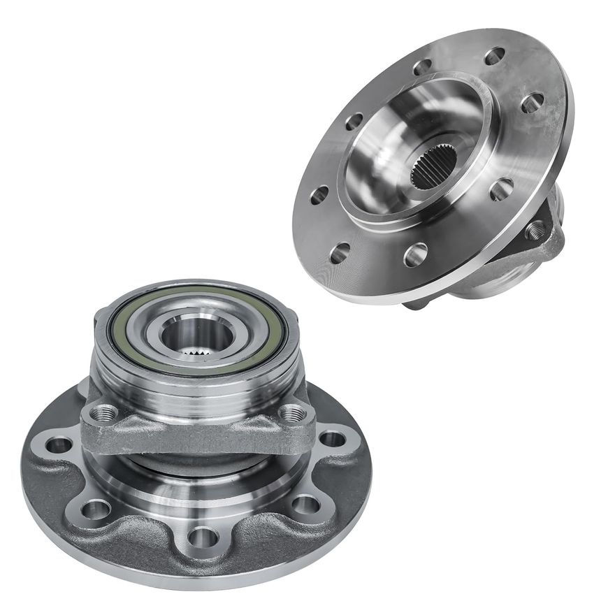 Pair Front Wheel Hub & Bearing Assemblies For 1994-1999 Dodge Ram 2500 – AM Autoparts