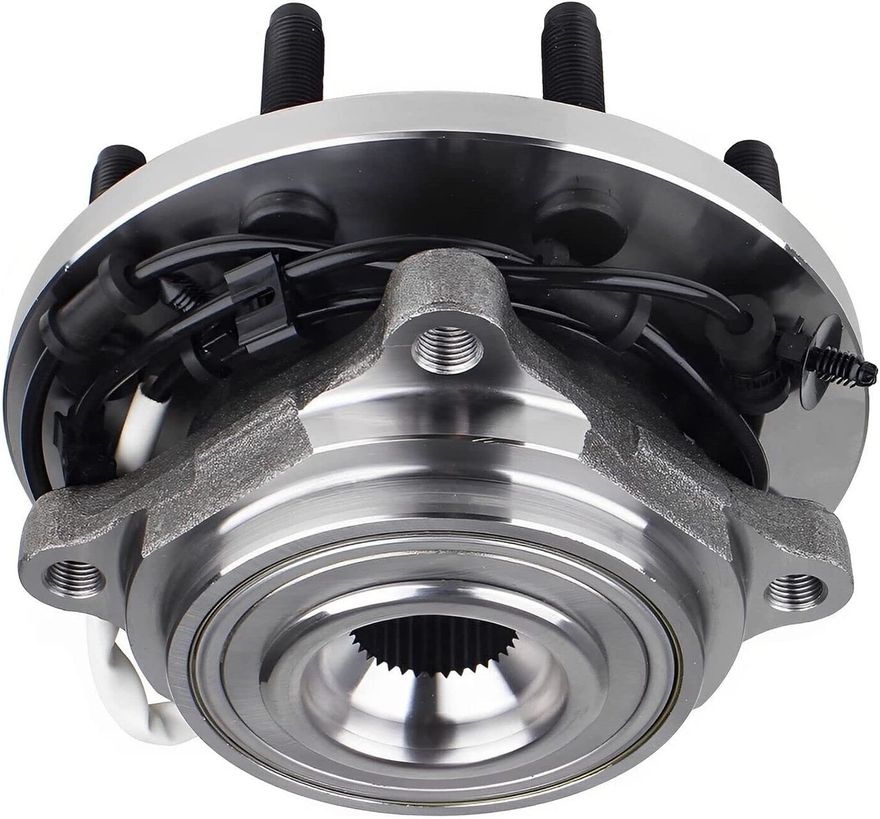 Front Wheel Hub and Bearings (Pair)