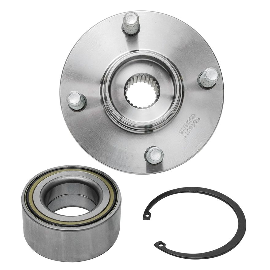 Front Wheel Hub and Bearings - 518511 x2