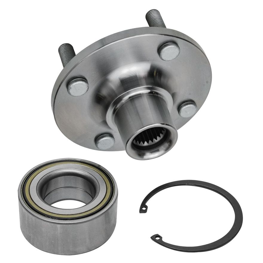 Front Wheel Hub and Bearings - 518511 x2