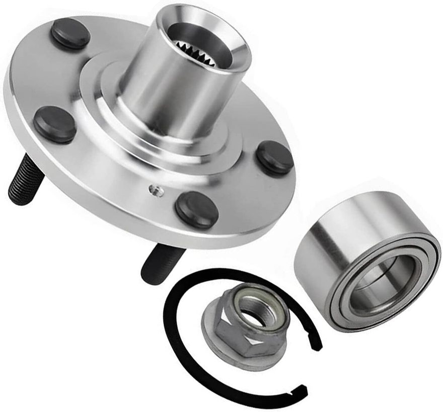 Front Wheel Hub and Bearings - 518517 x2