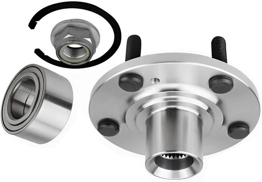 Front Wheel Hub and Bearings - 518517 x2