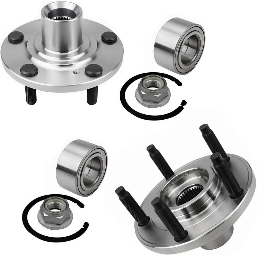 Main Image - Front Wheel Hub and Bearings