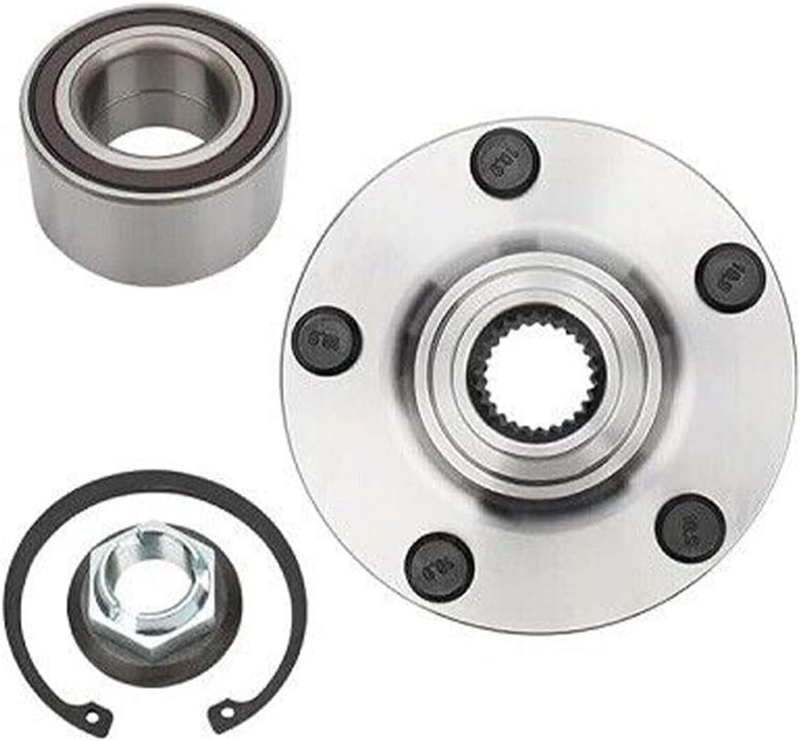 Front Wheel Hub and Bearing - 518519 x2