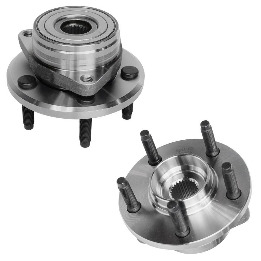 Front Wheel Hub and Bearings - 513100 x2