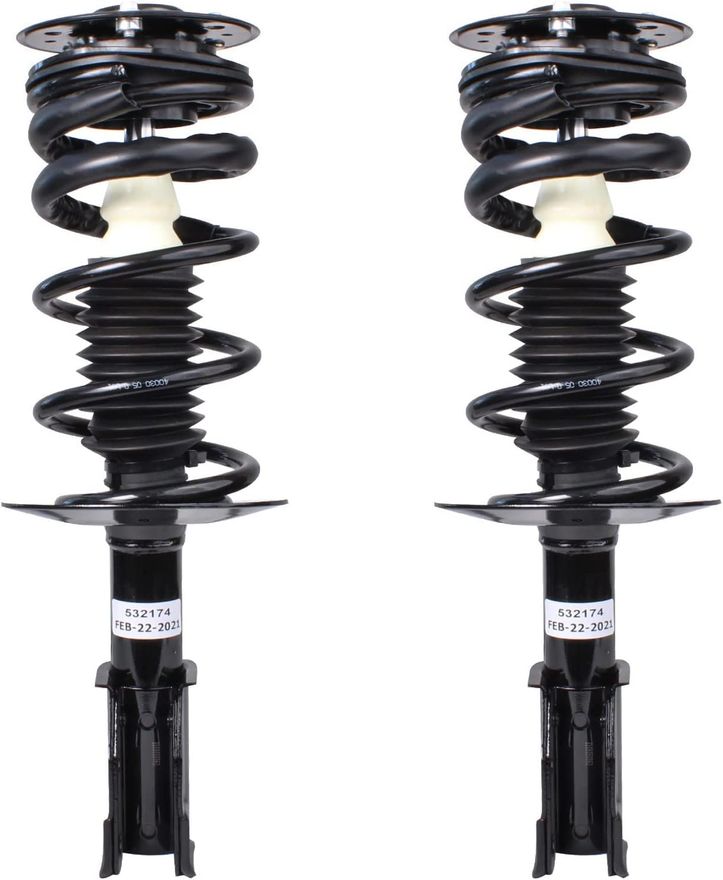 Front Strut w/Coil Spring - 172174 x2