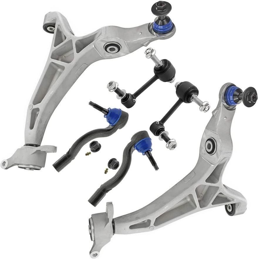 thumbnail image 2 of ECCPP 6pc Front Suspension Kit For 2004-2007 Suzuki Aerio - Control Arms, Tie Rods, Sway Bar Links 2 of 5