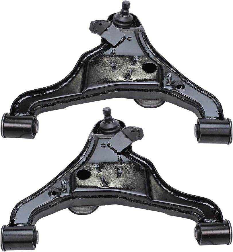 2007 Nissan Xterra 6pc Front Lower Control Arms Inner Outer Tie Rods 
