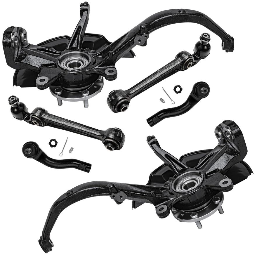 Main Image - Front Control Arms Knuckles Hubs