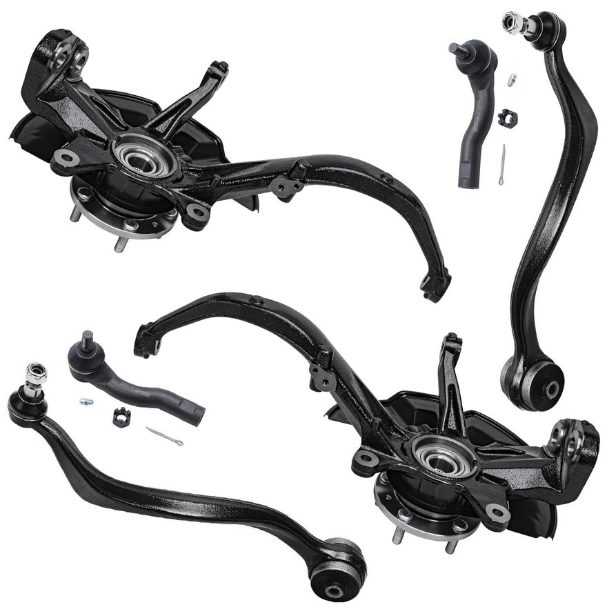 Main Image - Front Control Arms Knuckles Hubs