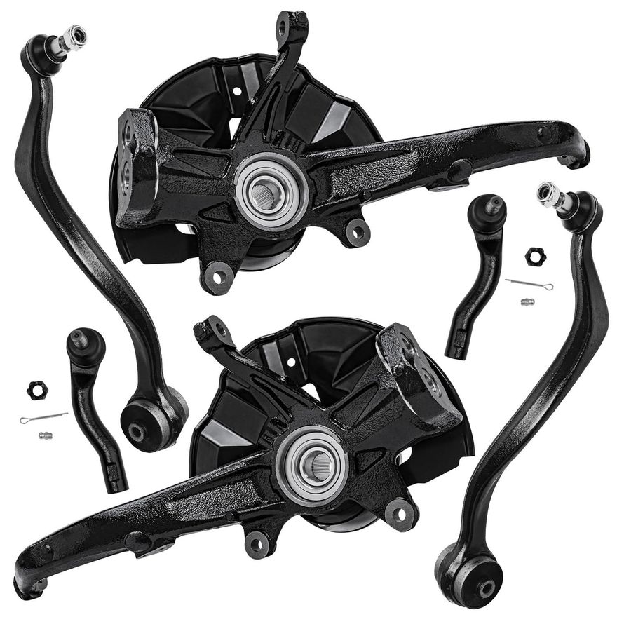 Main Image - Front Control Arms Knuckles Hubs