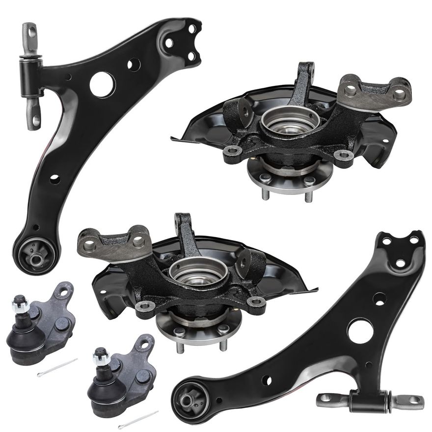 Main Image - Front Control Arms Knuckles Hubs