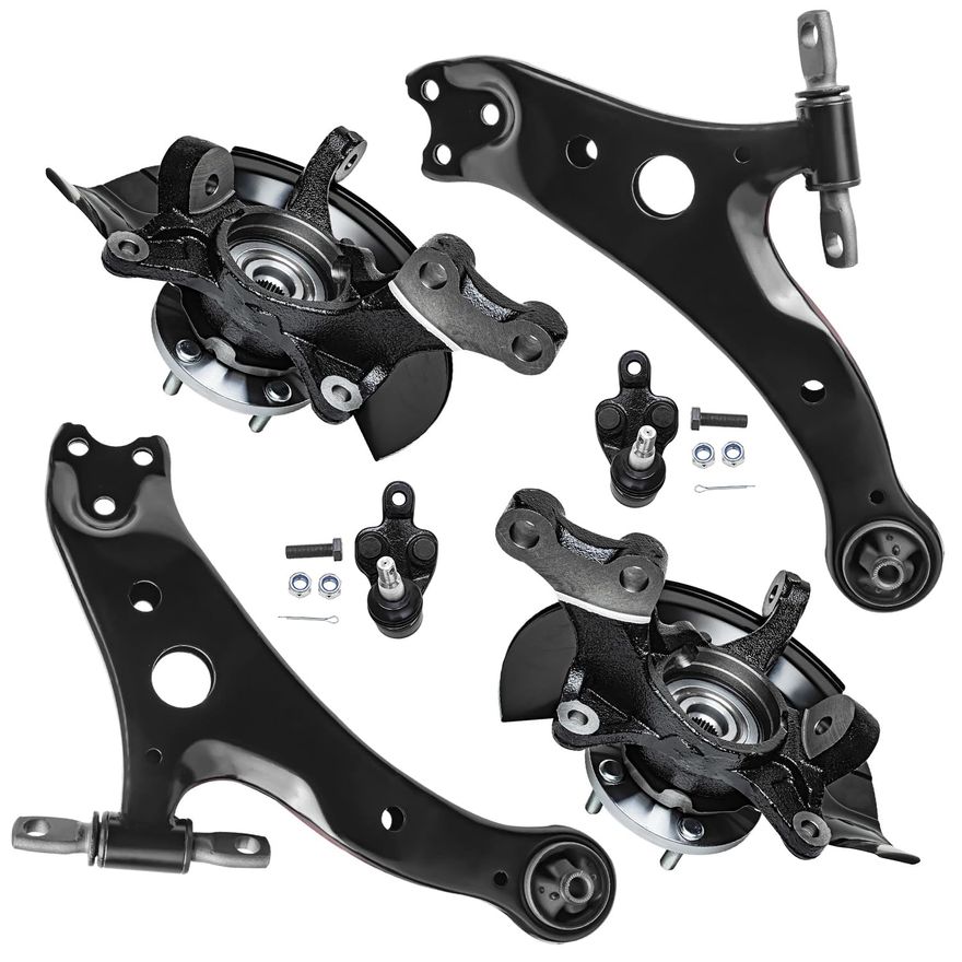 Main Image - Front Control Arms Knuckles Hubs