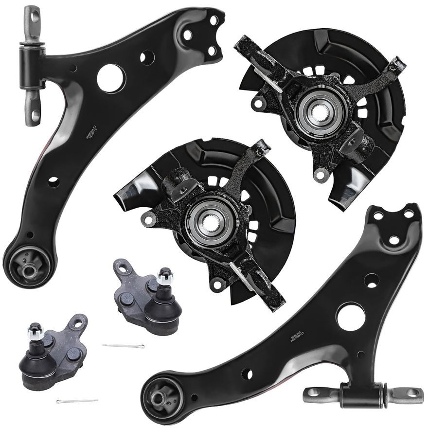 Main Image - Front Control Arms Knuckles Hubs