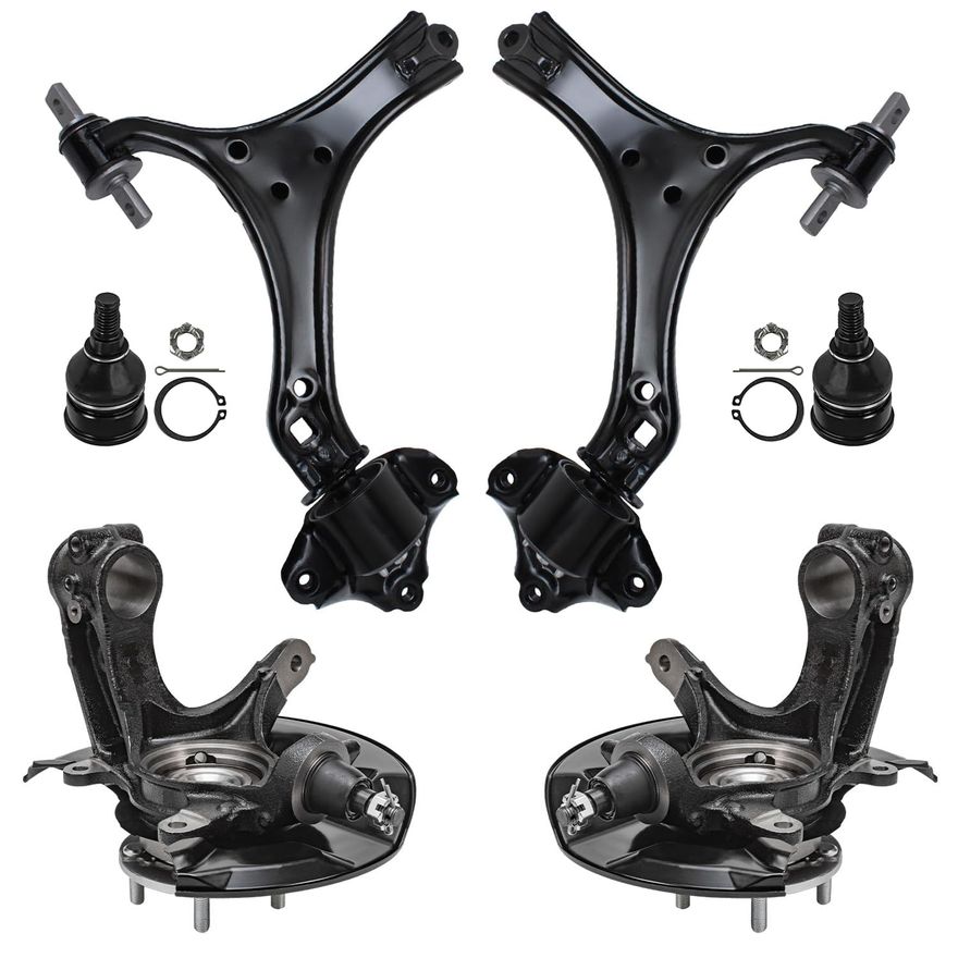 Main Image - Front Control Arms Knuckles Hubs