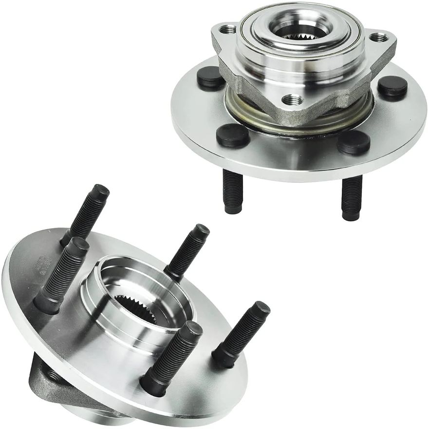 Front Wheel Hub & Bearings - 515072 x2