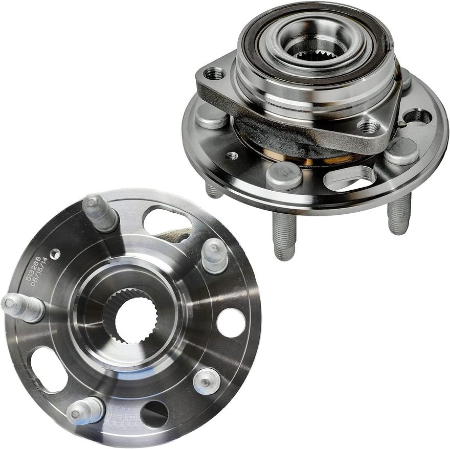 Rear Wheel Hub and Bearing - 513288 x2