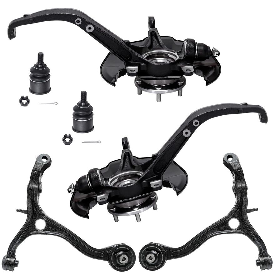 Main Image - Front Control Arms Knuckles Hubs