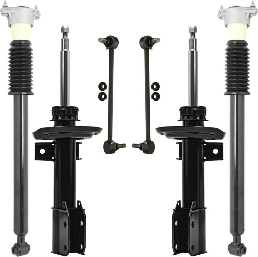 Main Image - Front Rear Bare Strut Shocks Kit