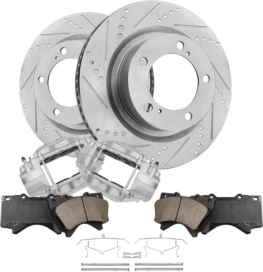 Main Image - Front Rotors Brake Calipers Pads