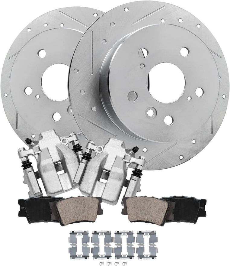 Main Image - Rear Rotors Brake Pads Calipers