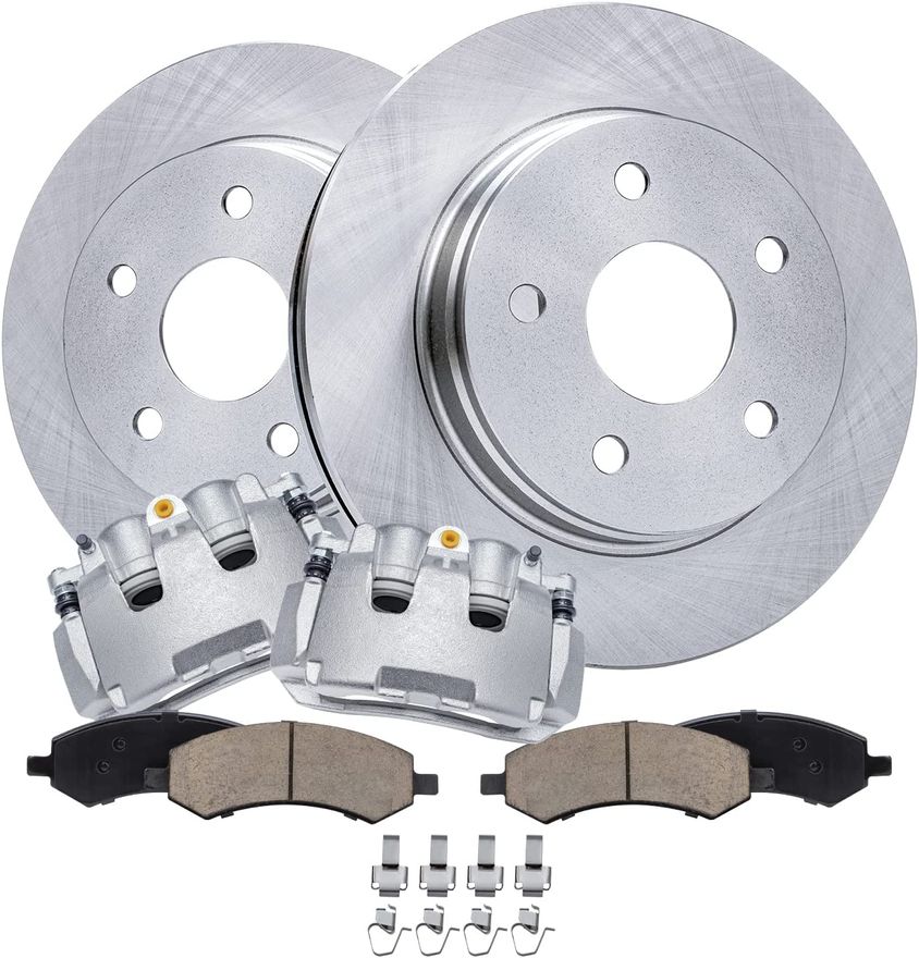 Main Image - Front Rotors Brake Calipers Pads