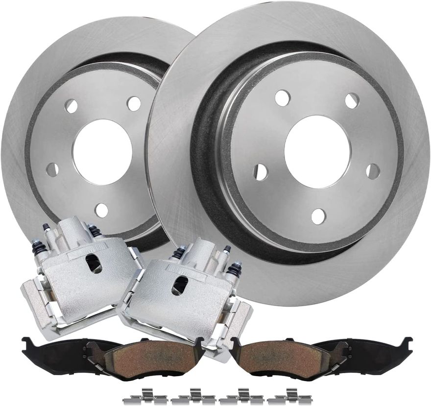 Main Image - Rear Rotors Brake Pads Calipers