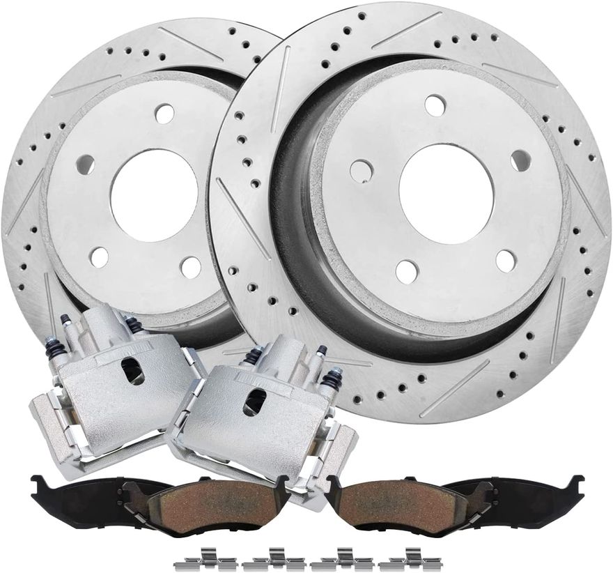 Main Image - Rear Rotors Brake Pads Calipers