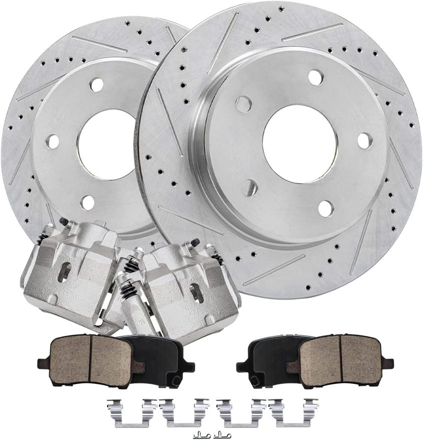 Main Image - Front Drilled Calipers Pads