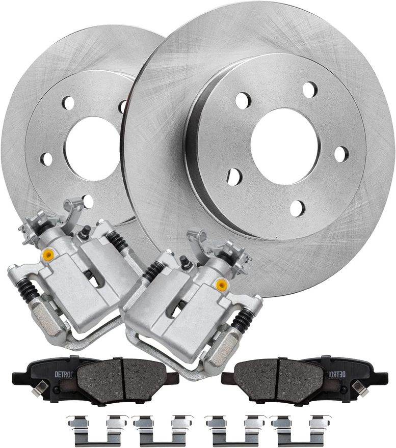 Main Image - Rear Disc Rotors Pads Calipers