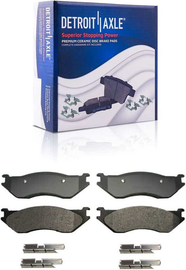 Front Ceramic Brake Pad - P-966 x2