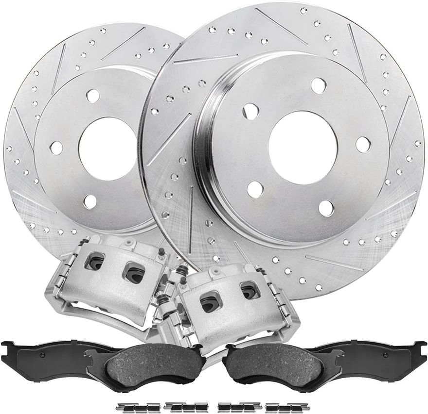 Main Image - Front Rotors Brake Calipers Pads