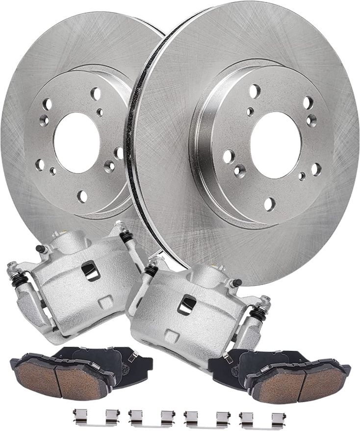 Main Image - Front Disc Rotors Pads Calipers