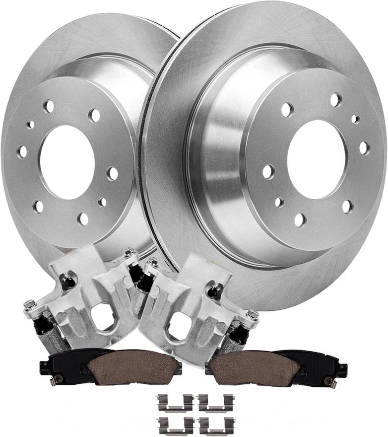 Main Image - Rear Rotors Brake Calipers Pads