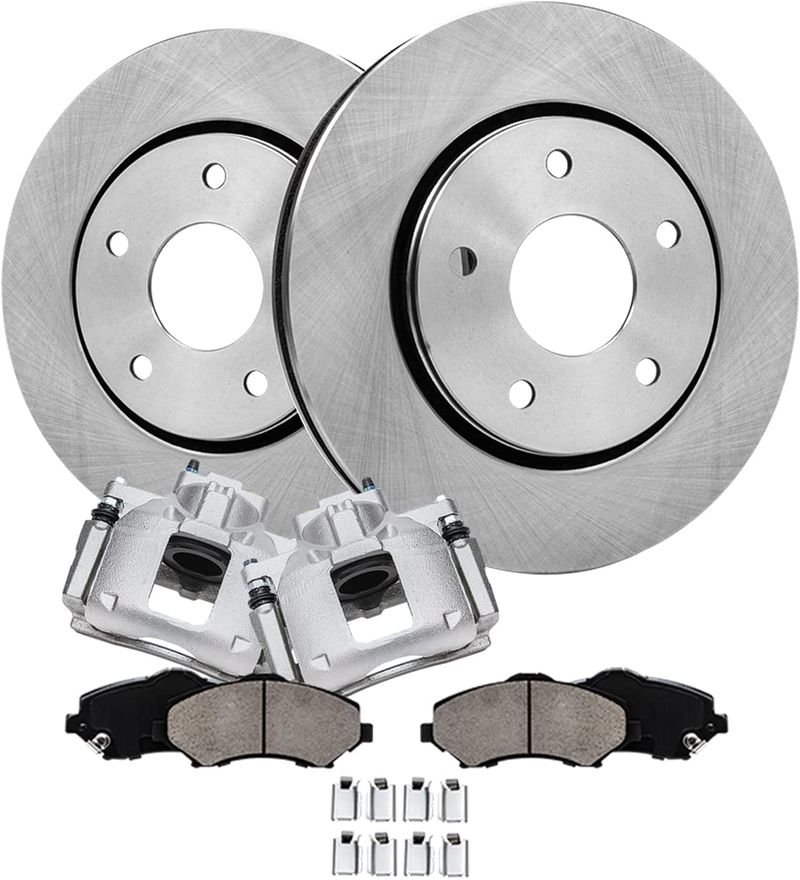 Main Image - Front Rotors Break Pads Calipers