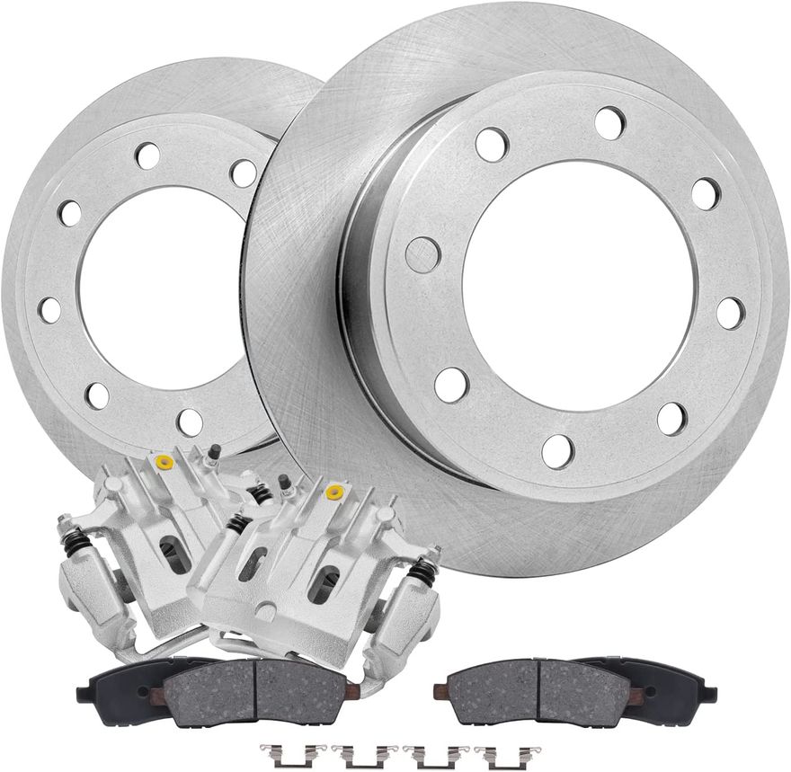 Main Image - Rear Rotors Brake Calipers Pads