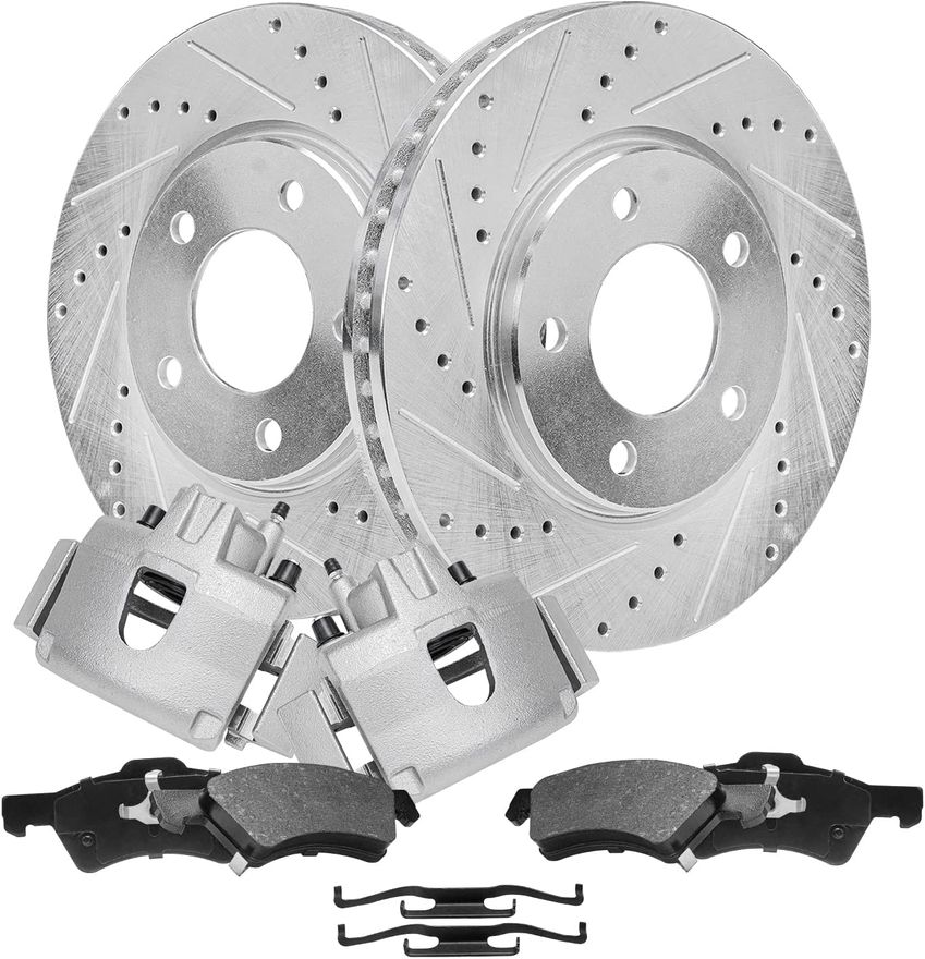 Main Image - Front Rotors Brake Calipers Pads