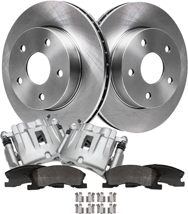 Main Image - Front Rotors Brake Calipers Pads