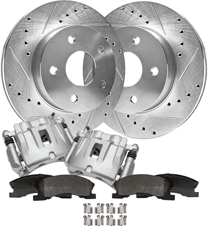 Main Image - Front Rotors Brake Calipers Pads