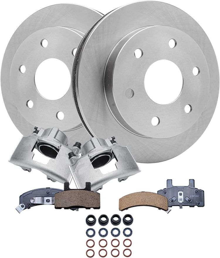 Main Image - Front Rotors Brake Calipers Pads