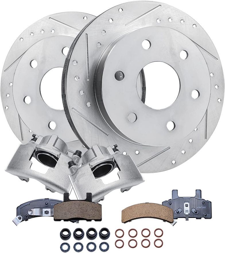 Main Image - Front Rotors Brake Calipers Pads