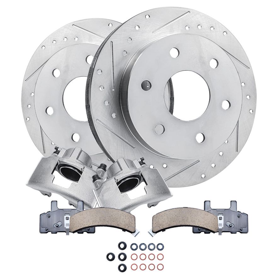 Main Image - Front Rotors Brake Calipers Pads