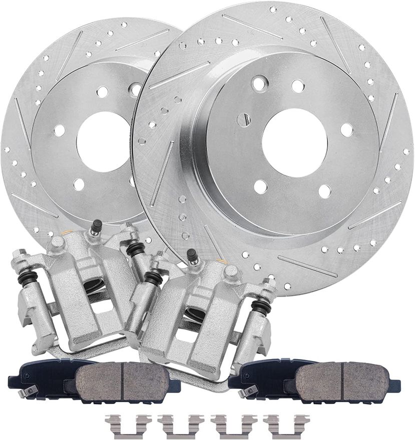 Main Image - Rear Rotors Brake Pads Calipers