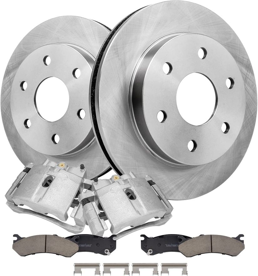 Main Image - Front Rotors Brake Calipers Pads