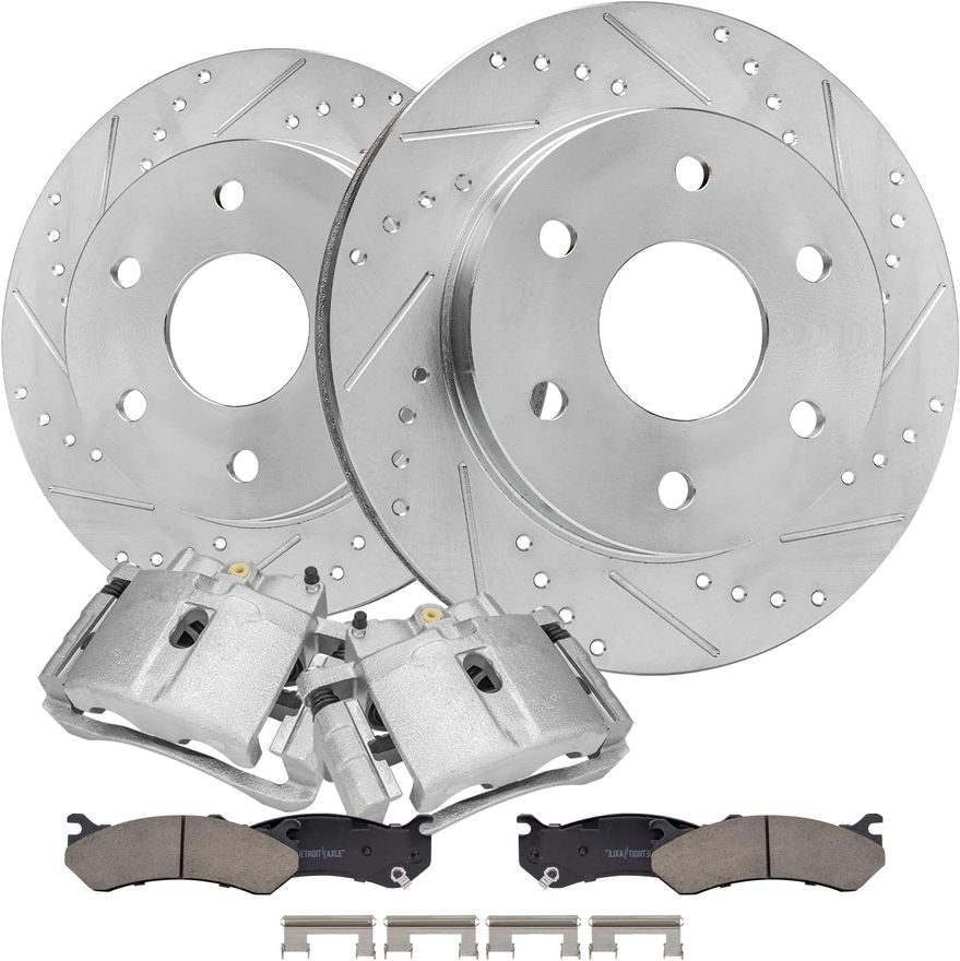 Main Image - Front Rotors Brake Calipers Pads