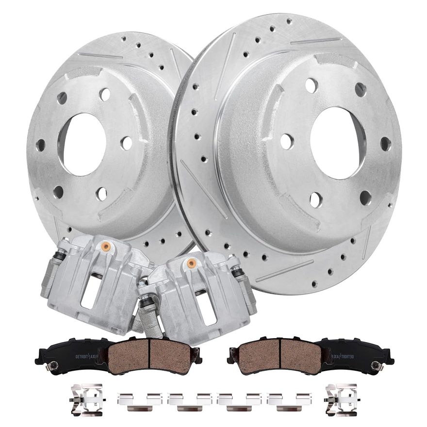 Main Image - Rear Rotors Brake Pads Calipers