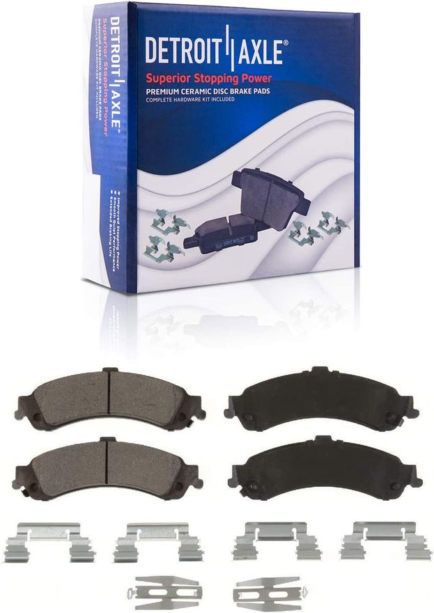 Rear Ceramic Brake Pads - P-834 x2