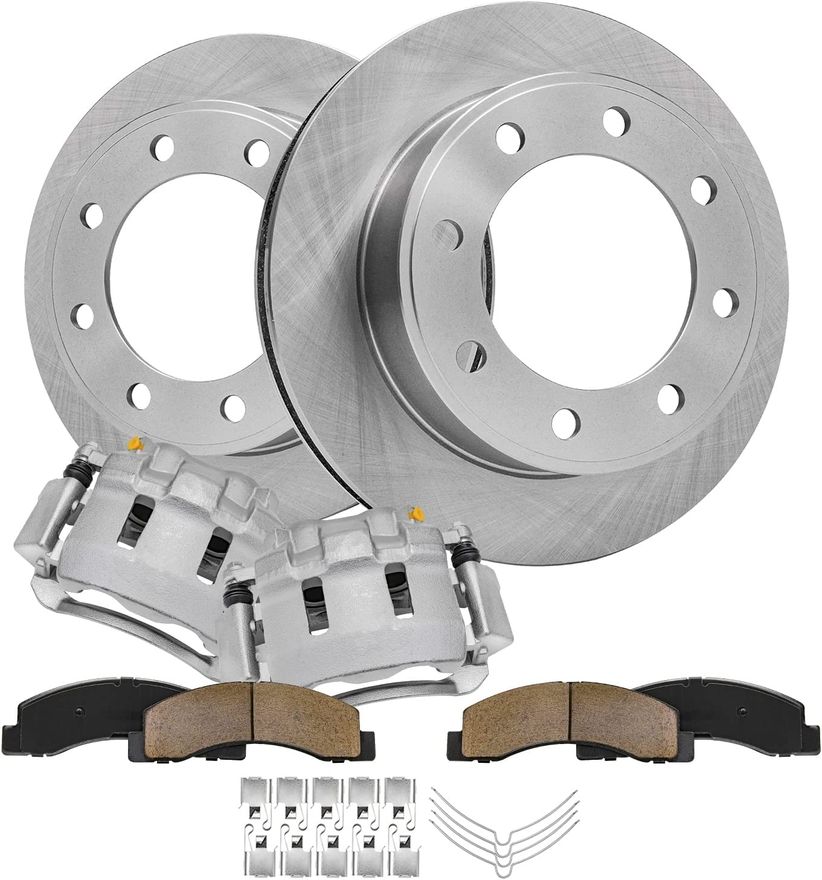 Main Image - Front Disc Rotors Pads Calipers